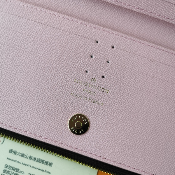 LVコピーウォレット素材ディテール